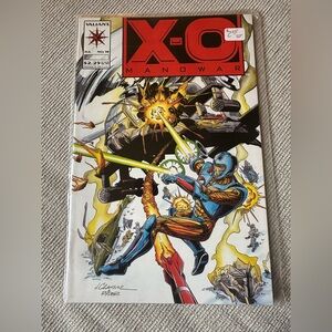 X-O Manowar Comic Book - Classic Cover (White/Red/Blue)